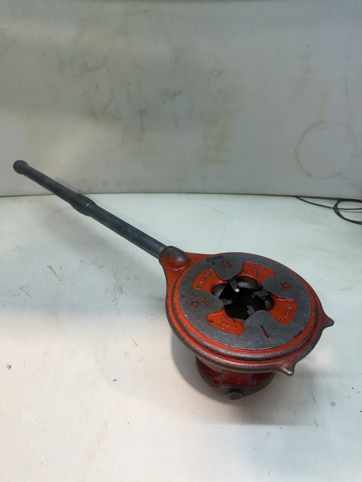 RIDGID Model 65-R  1 to 2" pipe threader treading die with handle made-in-USA #2