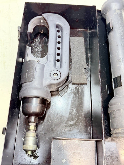 Y46C Burndy Hypress 15-TON Hydraulic Crimper Tool 10k psi + Adapters Tested BG1