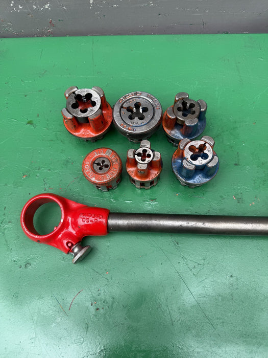 Ridgid 00-RB Bolt Threader Die Heads.  Great Set.  #5