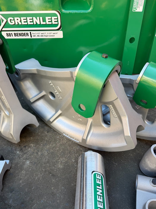 Greenlee 881 Hydraulic Pipe Bender 2.5”-4” Rigid IMC EMT Bending W/ 960 Pump