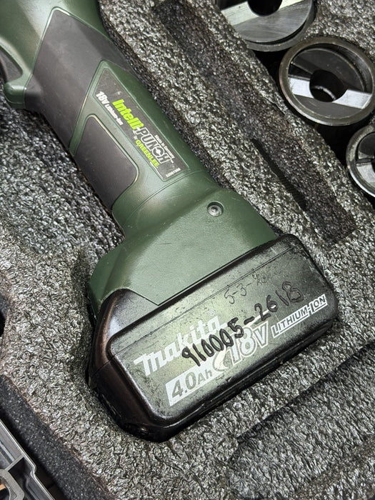 Greenlee LS100X Intelli-Punch 11-Ton Hydraulic Knockout Punch Set 1/2" - 4" #18