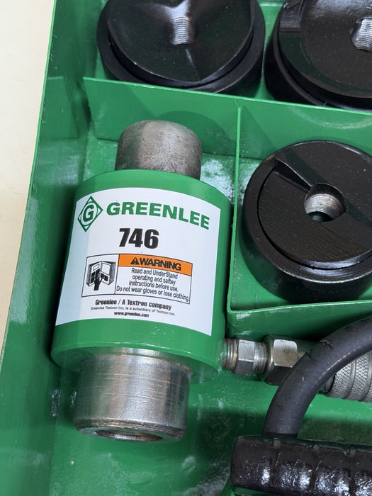 Greenlee 7310SB Slug Buster KO Knockout Punch Set 1/2" - 4" , 767 Pump & Box BG4