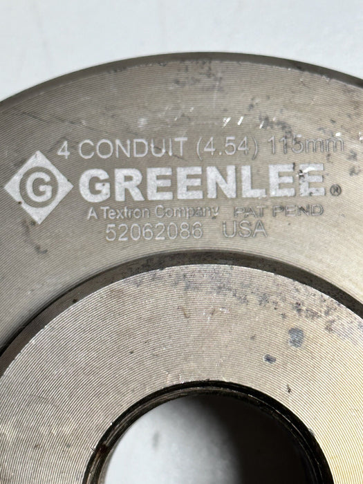 GREENLEE 4" CONDUIT KNOCKOUT PUNCH SET SLUG-SPLITTER 52062086 Stainless Steel #2