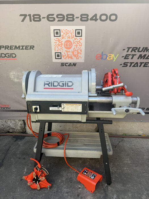 RIDGID 1224 Pipe Threading Machine 1/2” - 4” w/ 2 Die Heads. Best on Ebay. #2