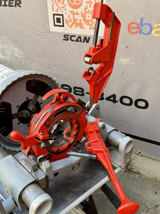 Ridgid 1224 Threader Pipe Threading Machine 1/2 to 4” 714 ,711 Dies Tested  MINT