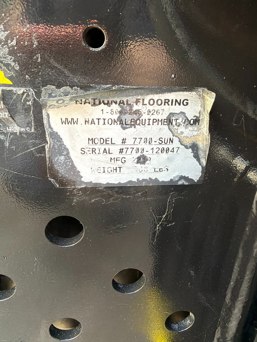 2019 National 7700 Ride-On Floor Scraper – Professionally Raptor Lined, 850 Hrs