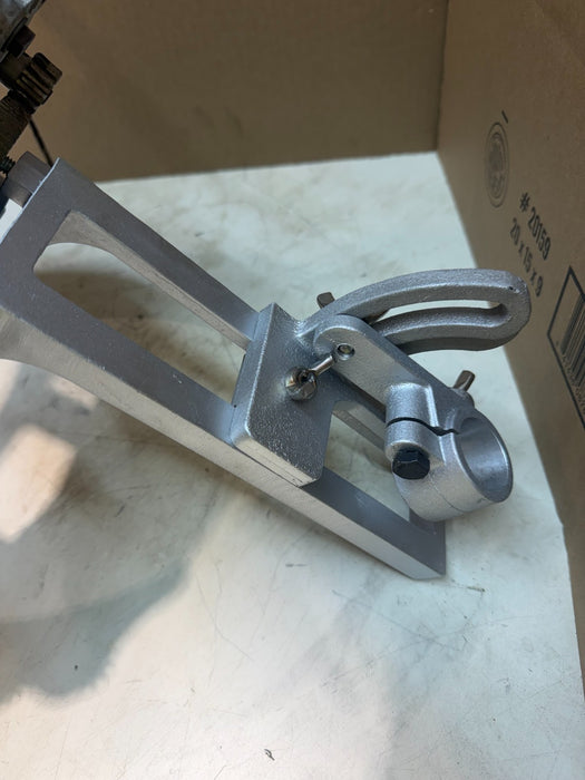 H & M Model #1 Aluminum Pipe Beveling Machine 3-8" Pipe Range w/  new Torch Hold
