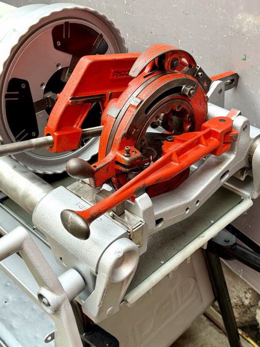 Ridgid 1224 Threader Pipe Threading Machine 1/2 - 4” 711, 714-Dies, Works Great!