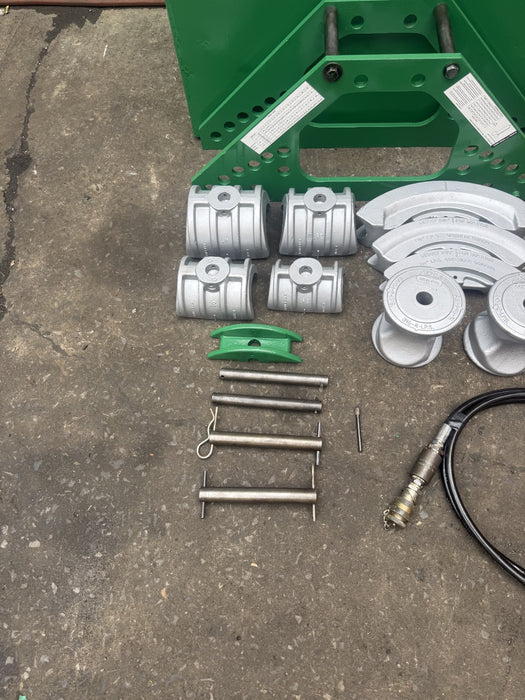 Greenlee 777  Hydraulic Conduit Pipe Bender  1-1/4" to 4" Rigid & SPX Pump.