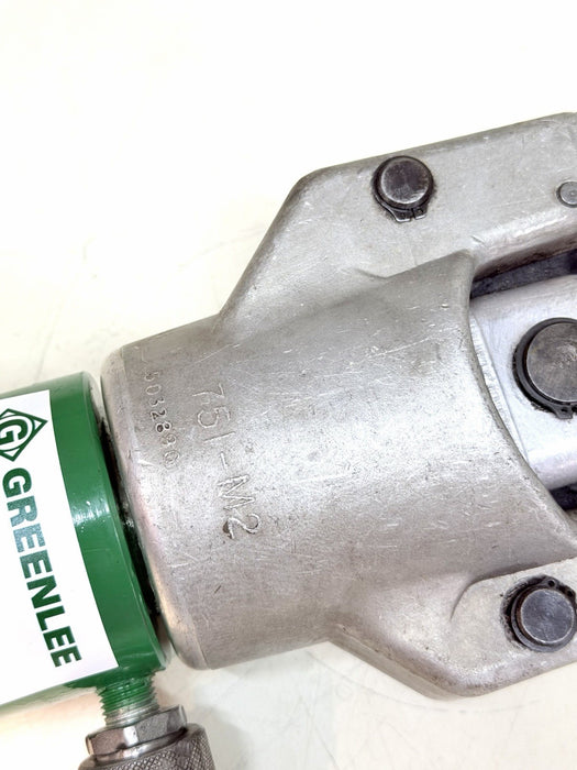 Greenlee 751-M2 Hydraulic Cable Cutter w/ 746 Greenlee Hydraulic Ram Tested BG8