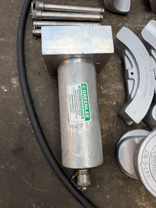Greenlee 777 Hydraulic Pipe Conduit Bender 1-1/4" to 4" Rigid Electric Pump