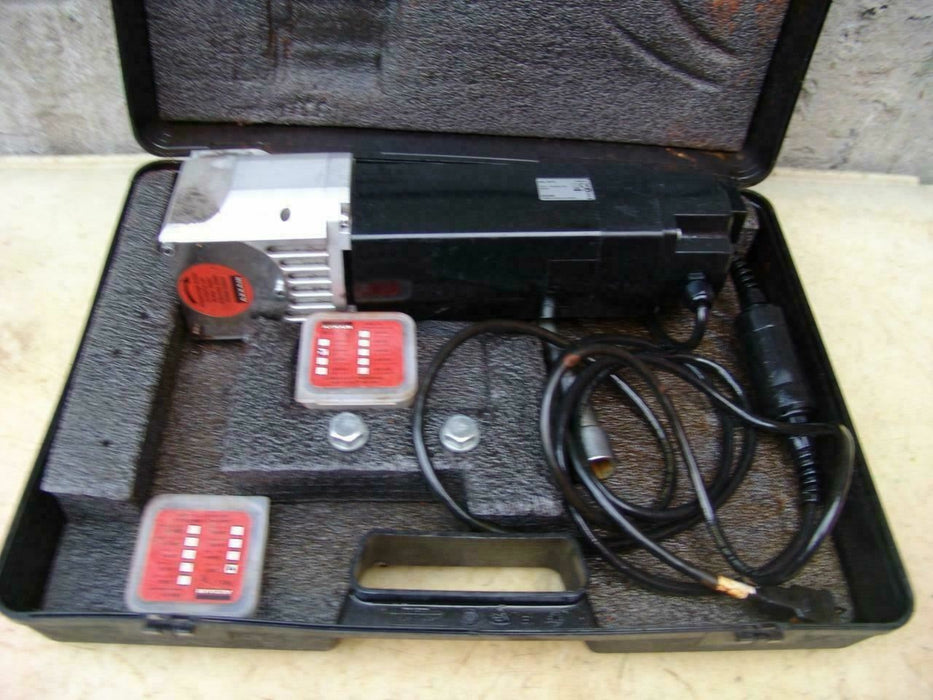AXXAIR MODEL UAL-20R ORBITAL PIPE CUTTER BEVELER  BEVELING MACHINE WORKS GREAT