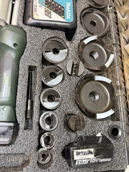 Greenlee LS100X Intelli-Punch 11-Ton Hydraulic Knockout Punch Set 1/2" - 4" #20