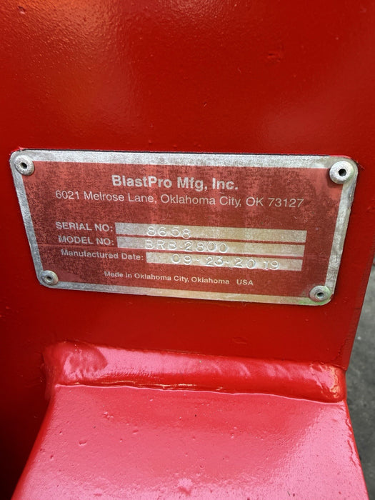 2019 BlastPro BRB-2800 Propane Ride on Floor Scraper 440 Hrs