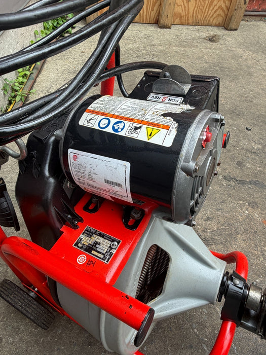RIDGID K-400 Drain Cleaning Snake Auger Drum Machine 120V 75ft Cable #5