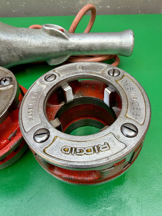 Ridgid 700 Pipe Threader Threading Machine & 12R Die Set 1/2” - 2” Excellent #3