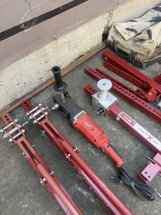 Maxis Pull-It Cable Tugger Puller 3000X  with a Pair of Stands. Works Great.