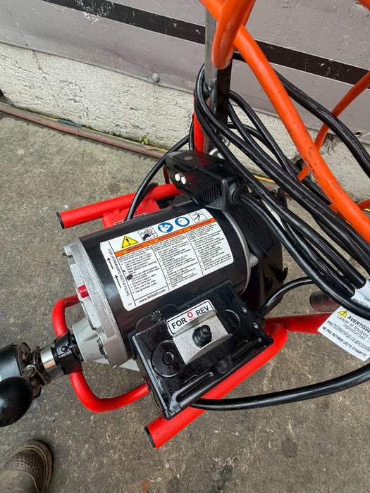 RIDGID K-400 Drain Cleaning Snake Auger 120V Drum Machine 3/8"x75' #6