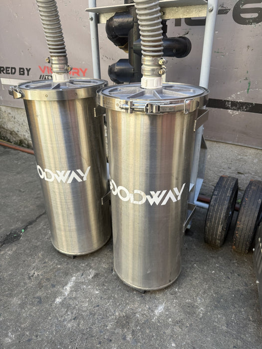 GOODWAY CTV-F2 and CTV-150O TOWERVAC Cooling Tower Vacuum Filter System.  Mint
