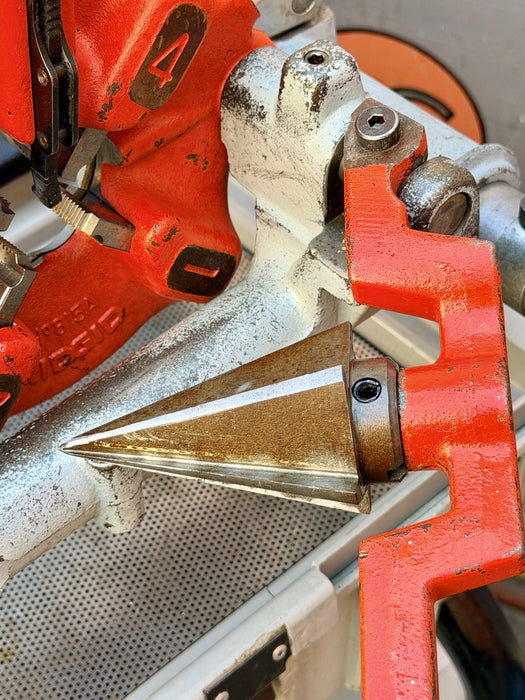 RIDGID® 1822-I Auto Chuck Pipe Threader with 815A HSS Dies & Cart, Excellent ✅