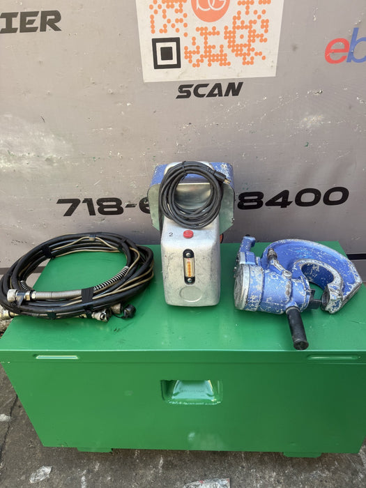 Nitto Kohki HS11-1624 50 ton Hydraulic Punch and HPD-05  Pump.  Works Fine.