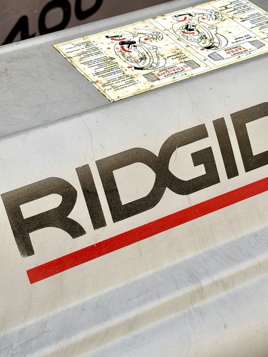 Ridgid 1224 Threader Pipe Threading Machine 1/2 to 4” 714 ,711 Dies Tested  MINT