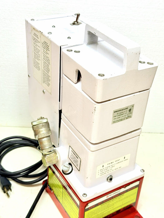 Burndy EPP-10EC Series Hyd Electric Pump 10k psi + Case & Hose Crimper Mint BG10