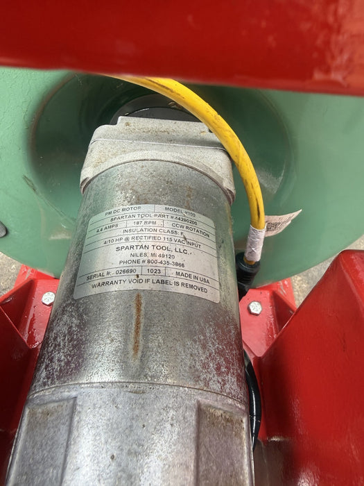 SPARTAN TOOL MODEL 300 DRAIN CLEANING MACHINE, New Condition.