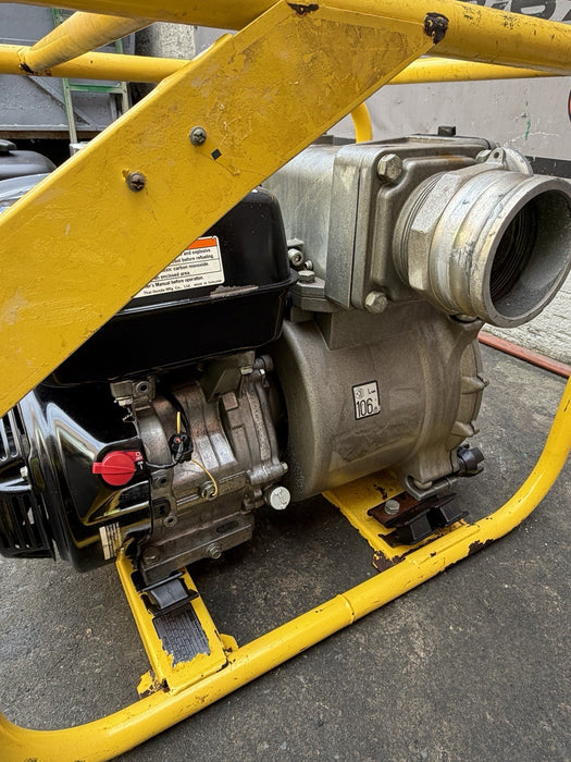 2021 Wacker Neuson PT4A 4" Portable Self-Priming Trash Water Pump Honda
