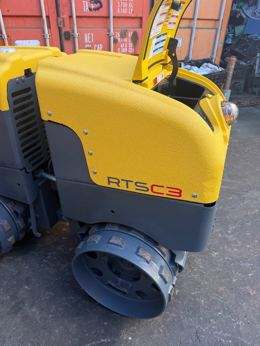 2019 Wacker Neuson RTSC3 Remote-Controlled Trench Roller| Raptor Lined | 400 HRS