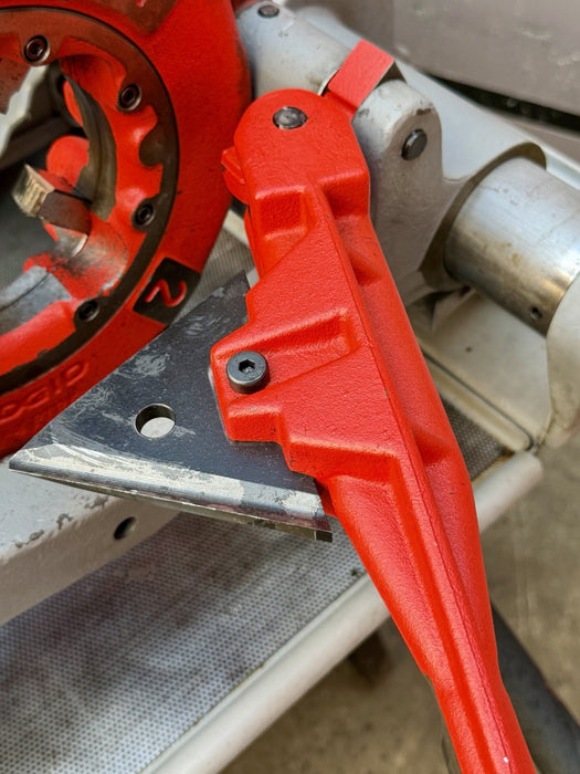 Ridgid 1224 Threader Pipe Threading Machine 1/2 to 4” 714 ,711 Dies Tested  MINT