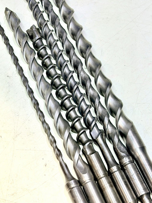 6 Spline Drive 3/8, 7/8, 7/8, 7/8, 1”, 1” Concrete Rotary Hammer Drill Bits #2