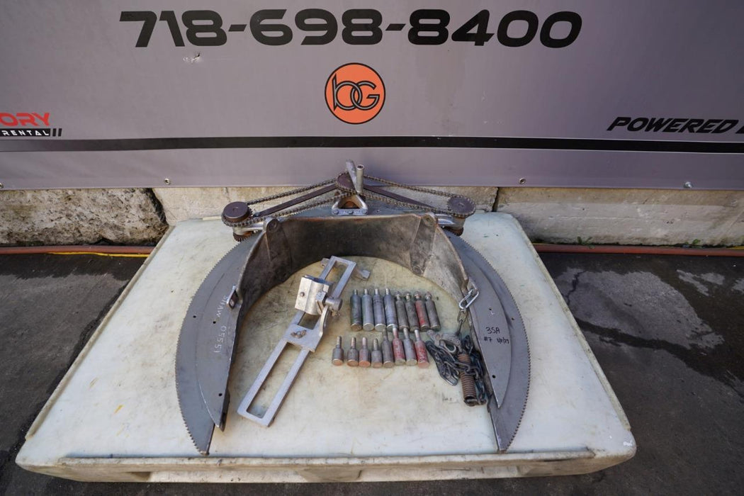Mathey Dearman Pipe Beveling Machine 3SA 14 to 20" Cutting Welding