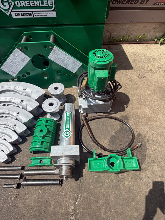 Greenlee 885 Hydraulic Pipe Bender 1-1/4”-5” Rigid GREAT SHAPE