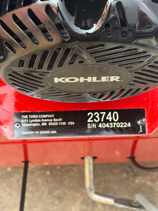 TORO 36" Walk-Behind Rotary Broom Kohler 208cc Power Steering Commercial #2