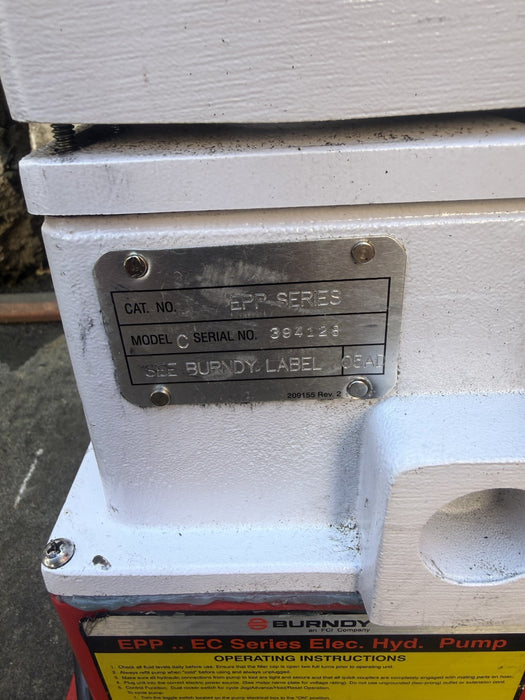 Burndy EPP-10EC Series Hyd Electric Pump 10k psi with Y46 Crimper.  Great Shape.