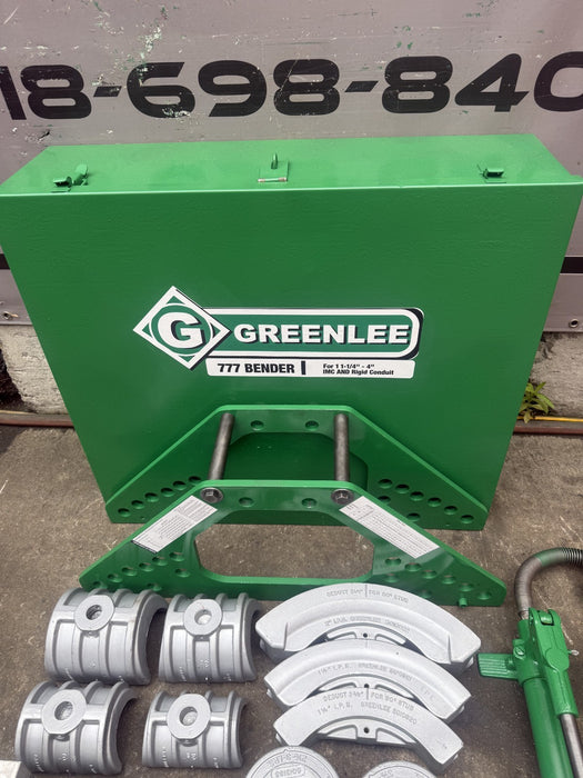 GREENLEE 777  1 1/4 to 4 inch Rigid Pipe Conduit Bender   Great Shape.