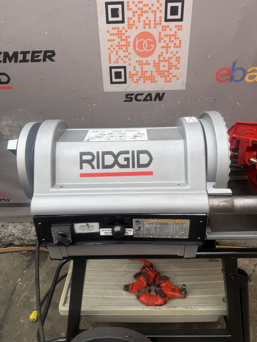 RIDGID 1224 Pipe Threading Machine 1/2” - 4” w/ 2 Die Heads. Best on Ebay.