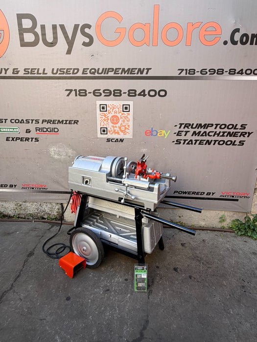 RIDGID 535 V2 Pipe Threading Machine Die Head & 2 Teeth
