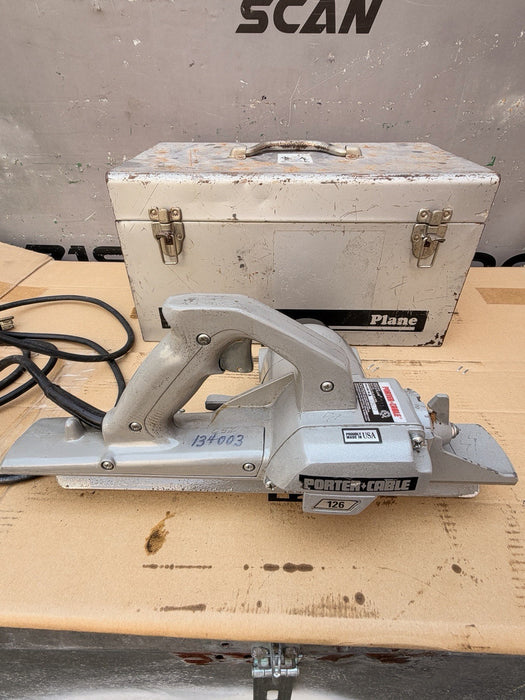 Rockwell Model 126 Porta-Plane Electric Planer Porter Cable with Case