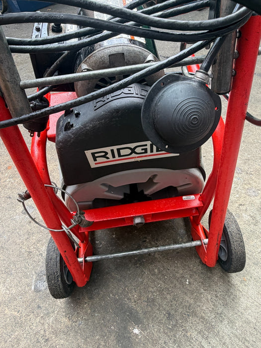 RIDGID K-400 Drain Cleaning Snake Auger 120V Drum Machine 3/8"x75' #7