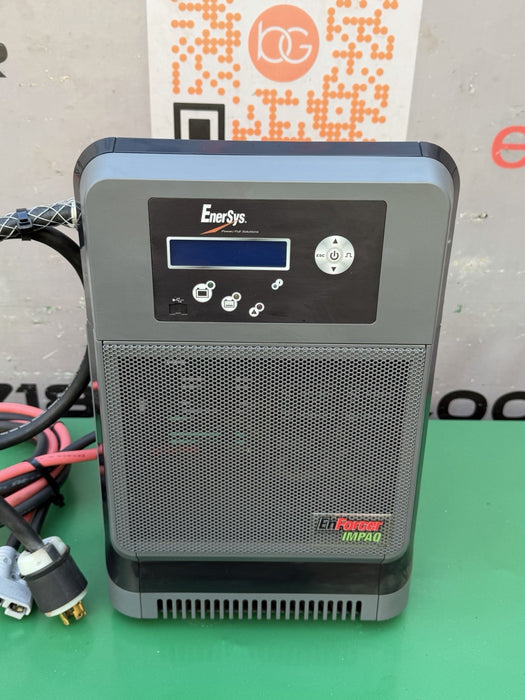 ENERSYS EI3-HL-4YE Enforcer IMPAQ Forklift Battery Charger 480V 3PH + Cables #1
