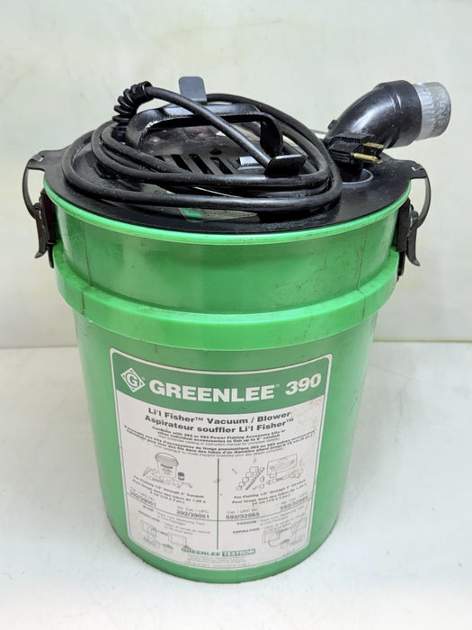 Greenlee 390 Li'l Fisher Vacuum/Blower Power Fishing System Tool Only