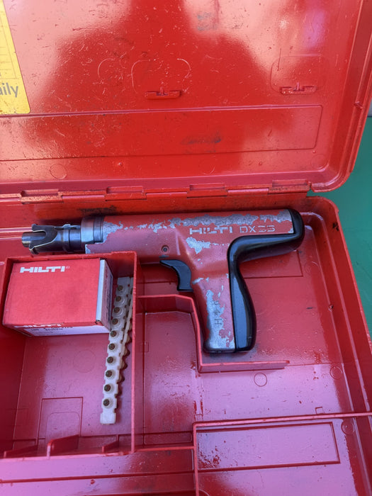 HILTI DX 35 Powdered Actuated Concrete Nail Stud Gun Works #7