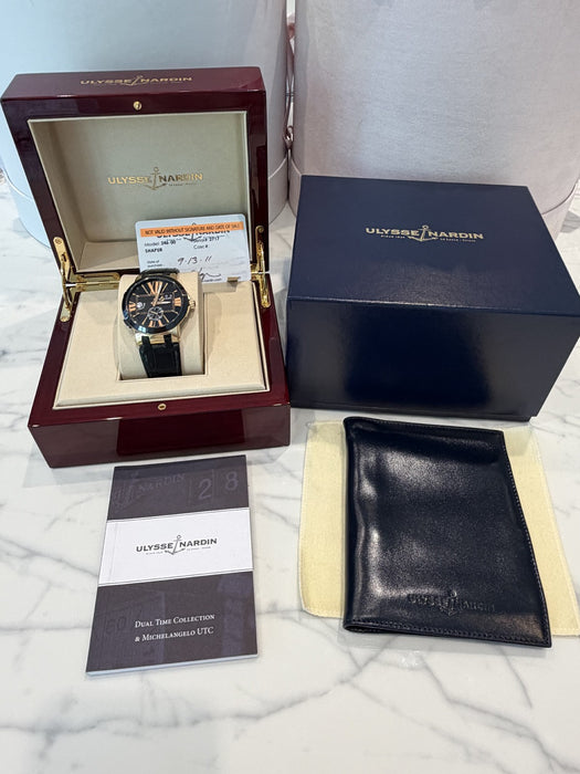 Ulysse Nardin Executive Men's Black Watch - 246-00-3/42