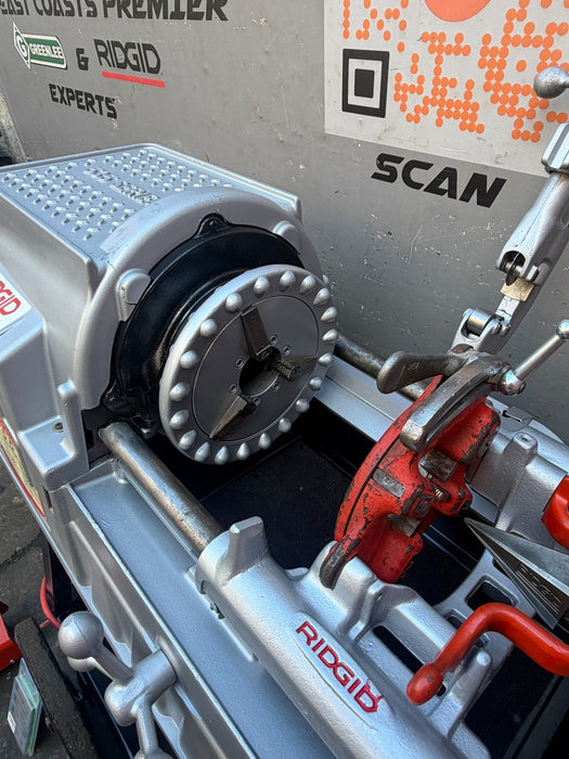 Refurbished Ridgid 535 V3 Pipe Threader 1/2"-2" Threading Machine 811A Dies Cart