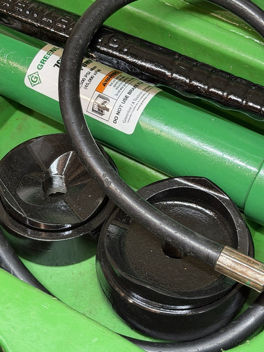 Greenlee 7310SB Slug Buster KO Knockout Punch Set 1/2" - 4" , 767 Pump & Box BG7