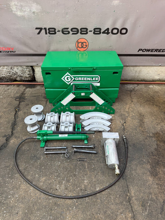 Greenlee 777 1/4 to 4 inch Rigid Hydraulic Pipe Conduit Bender Works Great
