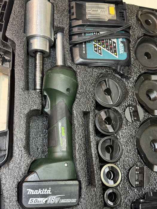 Greenlee LS100X Intelli-Punch 11-Ton Hydraulic Knockout Punch Set 1/2" - 4" #21
