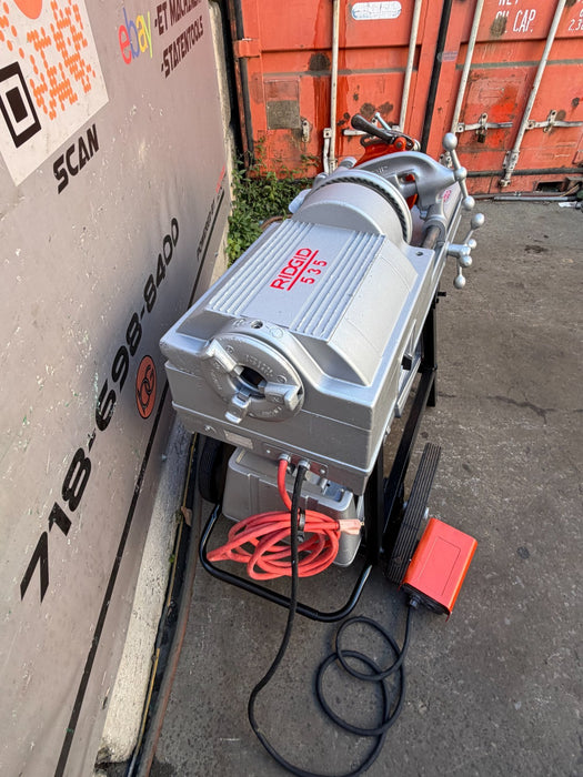 RIDGID 535 V2 Pipe Threading Machine Die Head & 2 Teeth